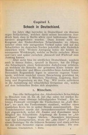 Schachjahrbuch. 1897 (1898) = 7