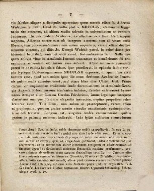 De Alberti Georgii Walchii vita