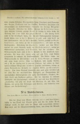 Über Mädchenturnen