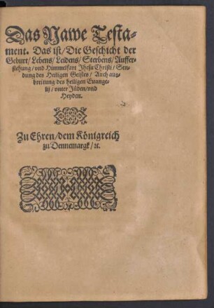 Das Nawe Testament.