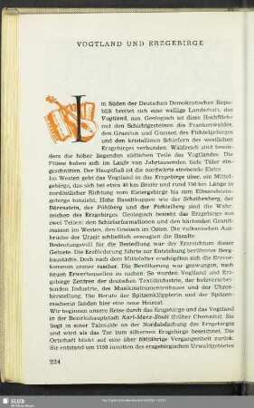 Vogtland Und Erzgebirge
