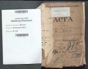 Gerlach, Georg 03.12.1831 - 26.05.1904; Oberbergamtsdirektor, Geheimer Bergrat; ausgeschieden 1901; Prüfungs- und Personalakte Band 1
