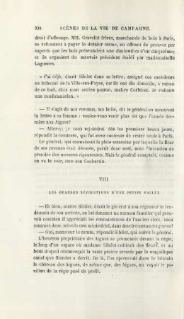 VIII. Les grandes révolutions d'une petite vallée
