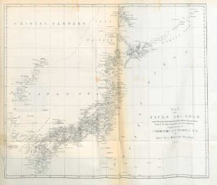 Map of the Japan Islands