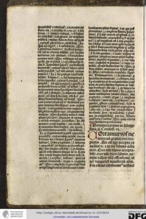 Cortamur (!) vos... Ante initium illius epistole scribit sanctus paulus dicens Omnes nos...