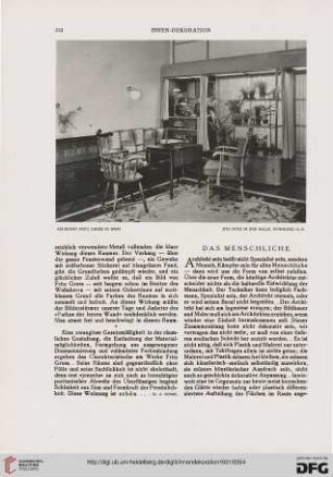 Das Menschliche
