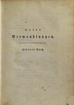 Ovids Verwandlungen : in Kupfern und mit den nöthigen Erläuterungen, 3