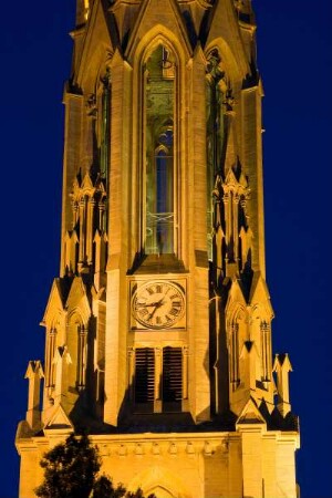 Frankreich. Lorraine. Moselle. Metz. Temple de Garnison im Abendlicht