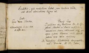 171r, Schafeitel, Valentin. Wittenberg, 20.11.1691[?].