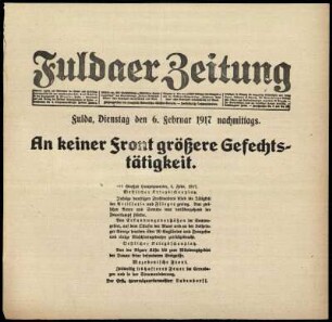 Ausgabe vom Dienstag, den 06. Februar 1917.