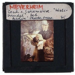 Meyerheim, Zyklus Geschichte einer Lokomotive : "Welthandel", Detail
