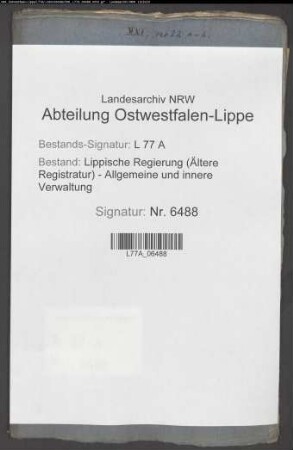 Abschoß gegen eine Grafschaft Rheda