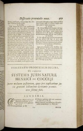 Dissertatio Prooemialis Decima.