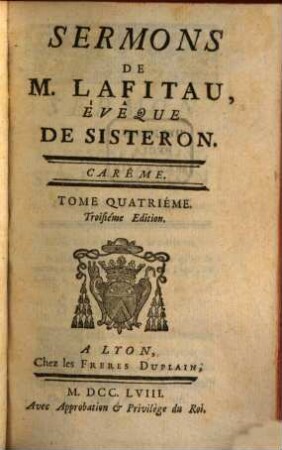 Sermons : Carême, 4