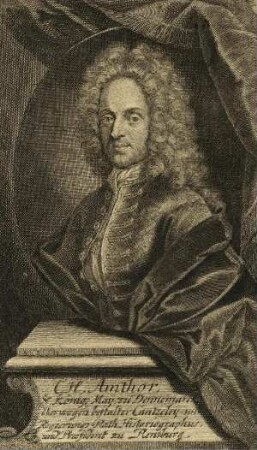 Bildnis von Christoph Heinrich Amthor (1677-1721)