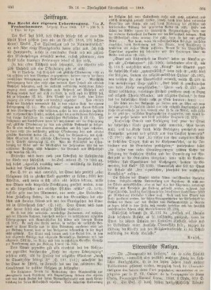 604-607 Literarische Notizen