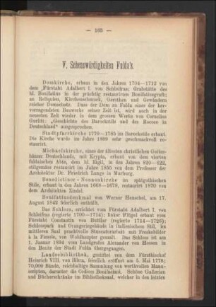 V. Sehenswürdigkeiten Fulda's
