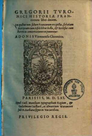 Historiae Francorum libri decem