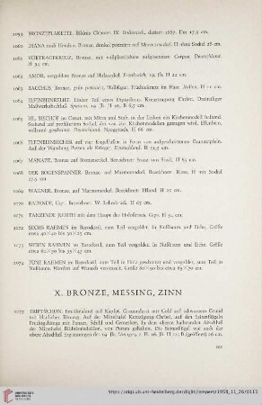 X. Bronze, Messing, Zinn