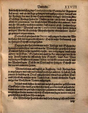 Apologia der Confession