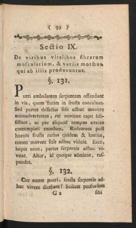 Sectio IX. De viribus vitalibus fibrarum muscularium, & variis motibus, qui ab illis producuntur.