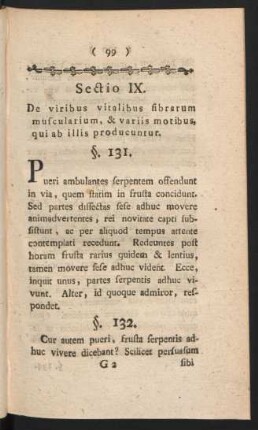 Sectio IX. De viribus vitalibus fibrarum muscularium, & variis motibus, qui ab illis producuntur.