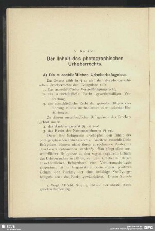 A) Die ausschließlichen Urheberbefugnisse
