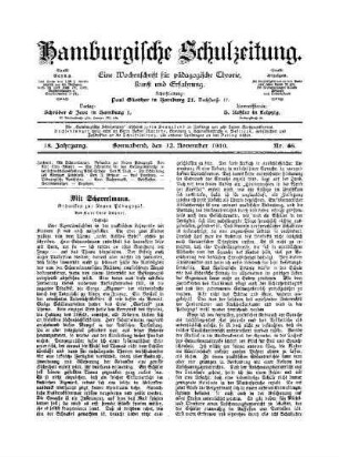 Mit Scharrelmann : Gedanken zur Neuen Pädagogik ; (Schluß)