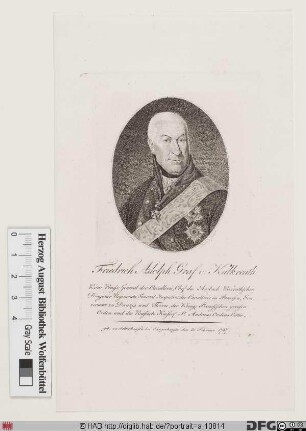 Bildnis Friedrich Adolph von Kalckreuth (1786 Graf)