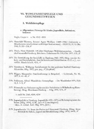 1. Wohlfahrtspflege