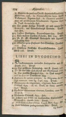 Libri in Duodecimo