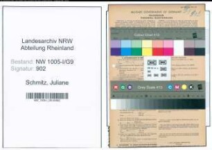 Entnazifizierung Juliane Schmitz , geb. 23.05.1891 (Stenotypistin)