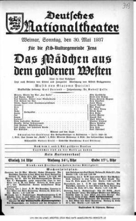 Das Mädchen aus dem goldenen Westen