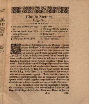 Diss. inaug. de stupore dentium, e gustu omphacis alieno, sive de iure puniendi liberos propter peccata parentum, ad Ezech. c. 18