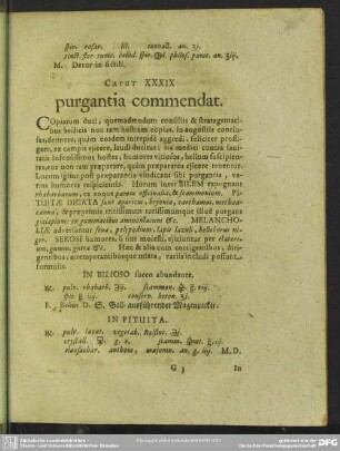 Caput XXXIX. purgantia commendat