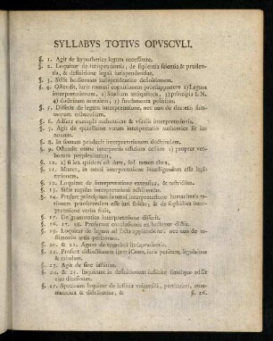 Syllabus Totius Opusculi