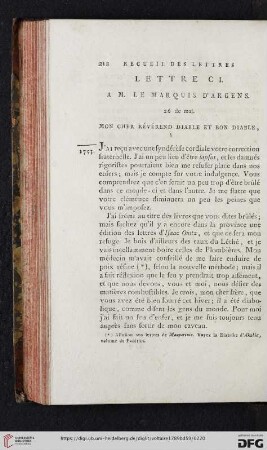 (Lettre CI - CX)