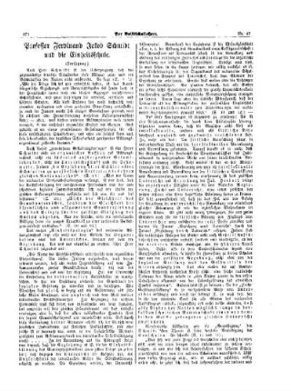 Professor Ferdinand Jakob Schmidt und die Einheitsschule : (Fortsetzung)