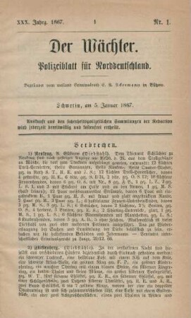5. Januar-31. December = Nr. 1-103