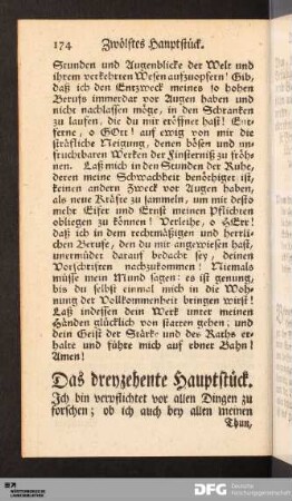 Das dreyzehente Hauptstück.