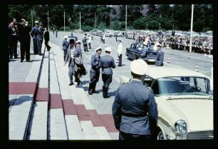 Anfahrt z. Bundesversammlung 1.7.59.
