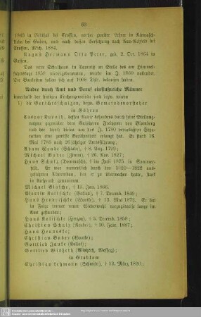 Andre durch Amt und Beruf einflußreiche Männer