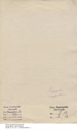 Peppler, [Friedrich], Hauptmann in Worms
