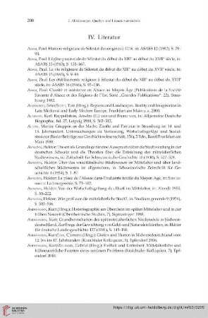 IV. Literatur
