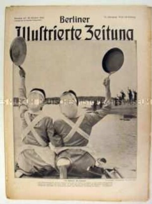 Wochenzeitschrift "Berliner Illustrierte Zeitung" u.a. zum Geburtstag von Goebbels