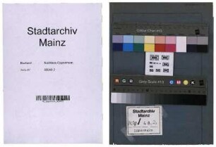 Familienunterlagen Oppenheim, geordnet nach Personen