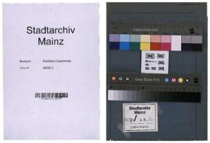 Familienunterlagen Oppenheim, geordnet nach Personen