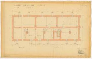 Wohnhausbebauung Raguhner Straße/Kabelweg, Dessau: Block 2: Grundriss Kellergeschoss 1:50