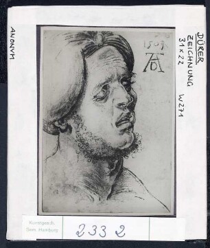Albrecht Dürer: Kopf eines leidenden Mannes. London, Brit. Museum