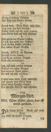 104. Morgen-Lied